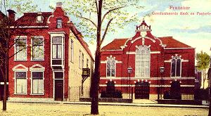 De gereformeerde kerk aan de Zilverstraat te Franeker