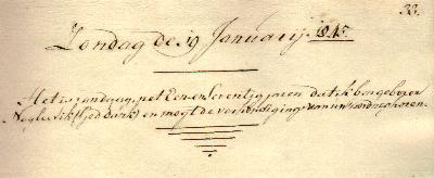 Het originele manuscript uit 1845