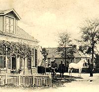 Cafe de Twee Gemeenten rond 1900